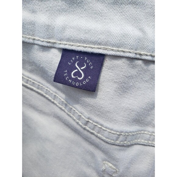 Not Your Daughters Jeans Capris Khaki Tan Cuffed Stretch Womens Sz 16P Lift Tuck - Picture 8 of 16